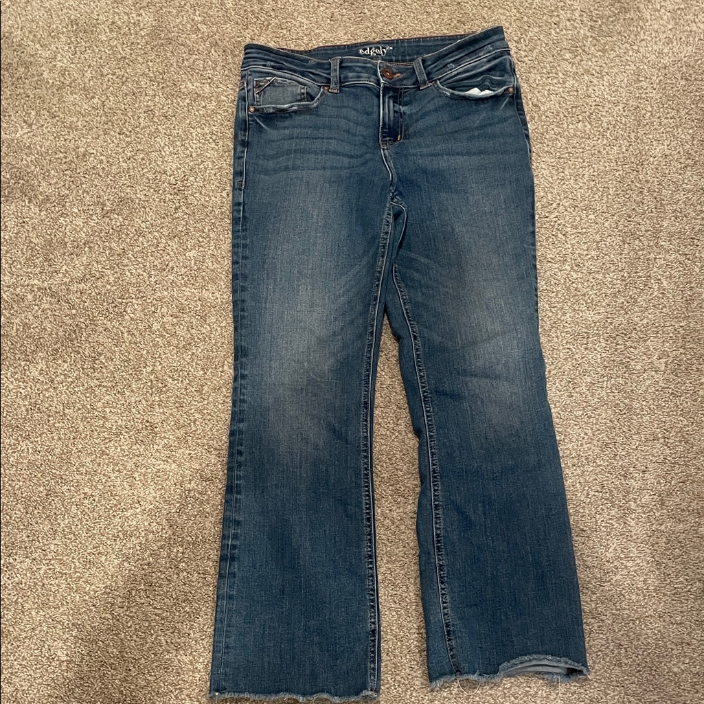 Edgely Maurices Women's Classic Indigo Straight Jeans